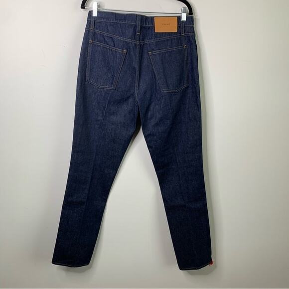 Frame La Italien true straight jeans high waisted size 30 dark wash - Picture 7 of 12